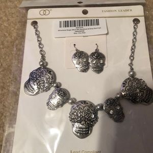 Necklace and earrings